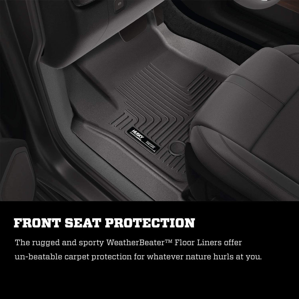 Black Front & 2nd Seat Floor Liners 3 Pcs J44691