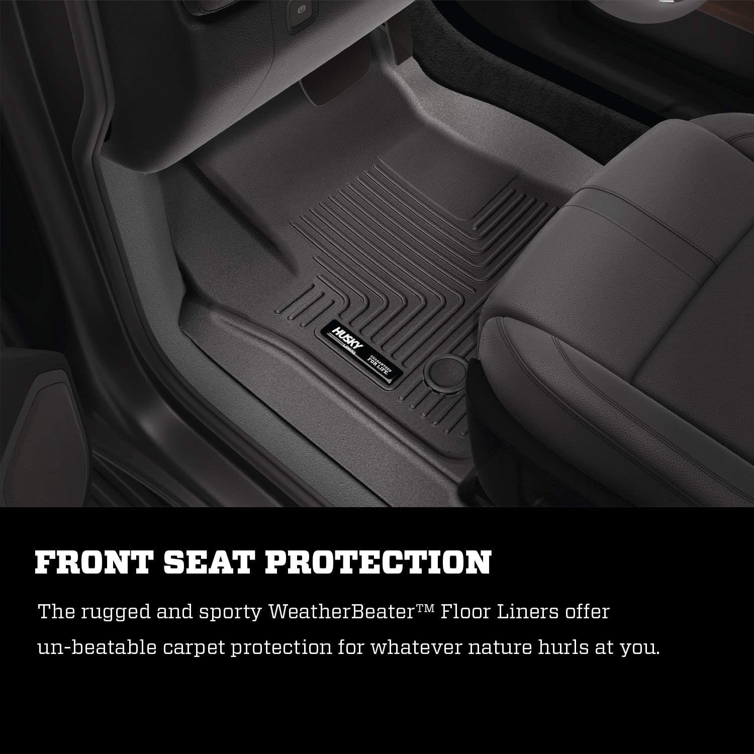 Black Front & 2nd Seat Floor Liners 3 Pcs J44691