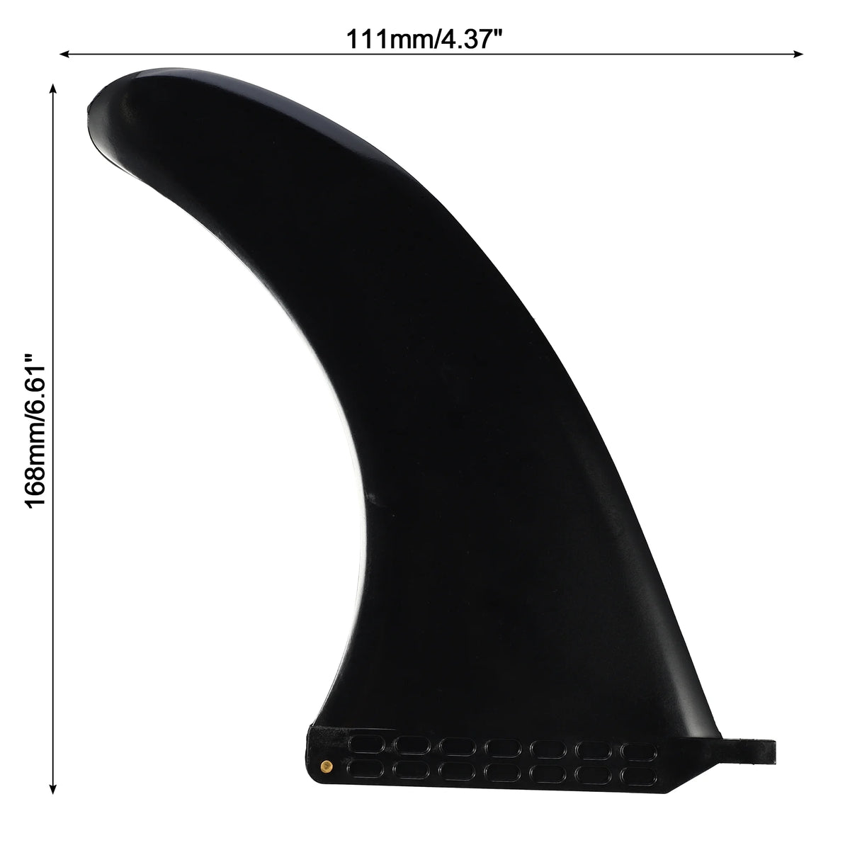 Black Detachable Nylon Fiber Surfboard Fin Y71250