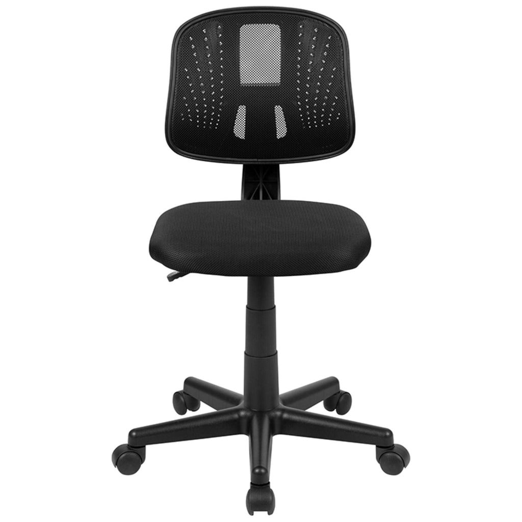 Black Mid-Back Mesh Swivel Task Office Chair X58127