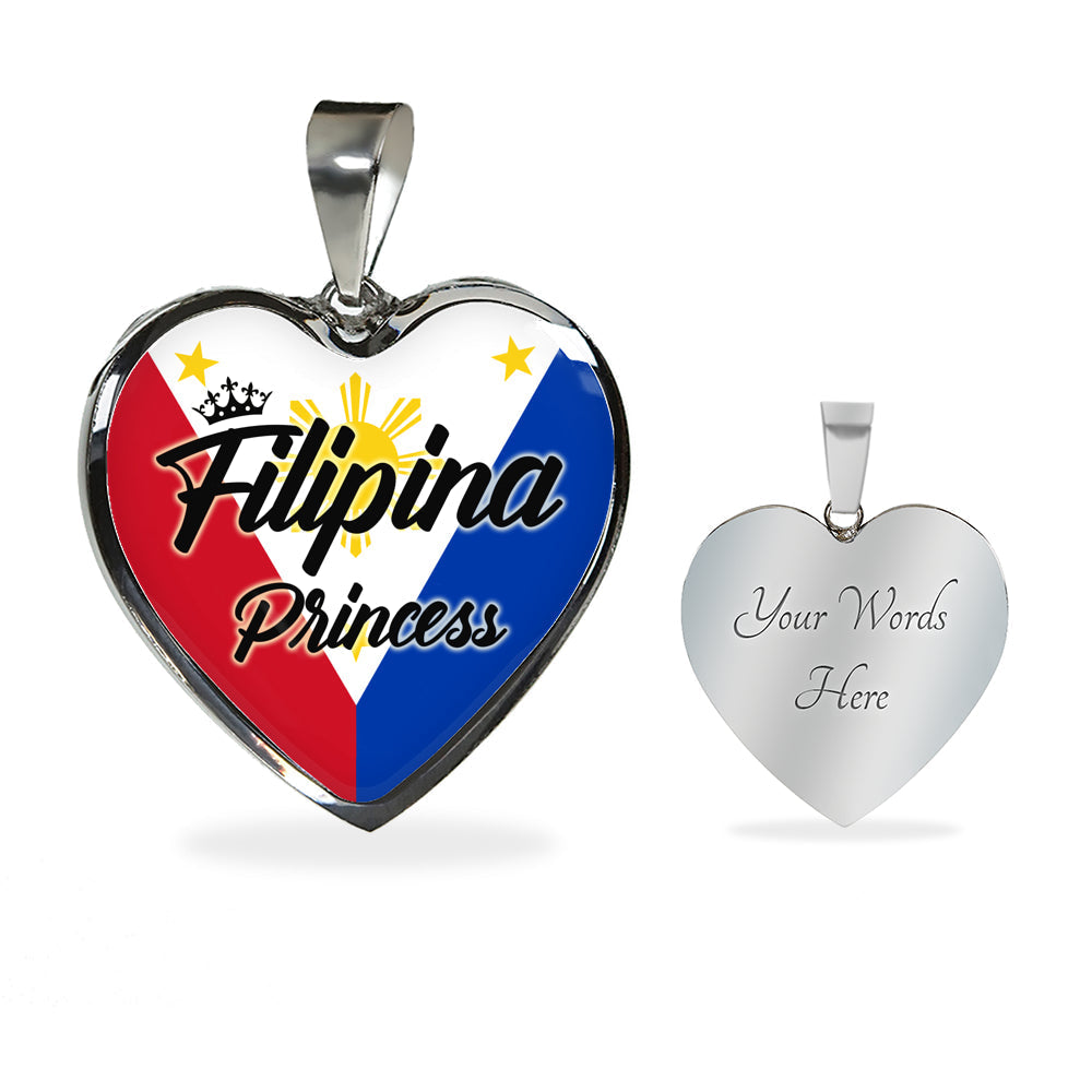 Stainless Steel or 18k Gold Heart Pendant Necklace E7005