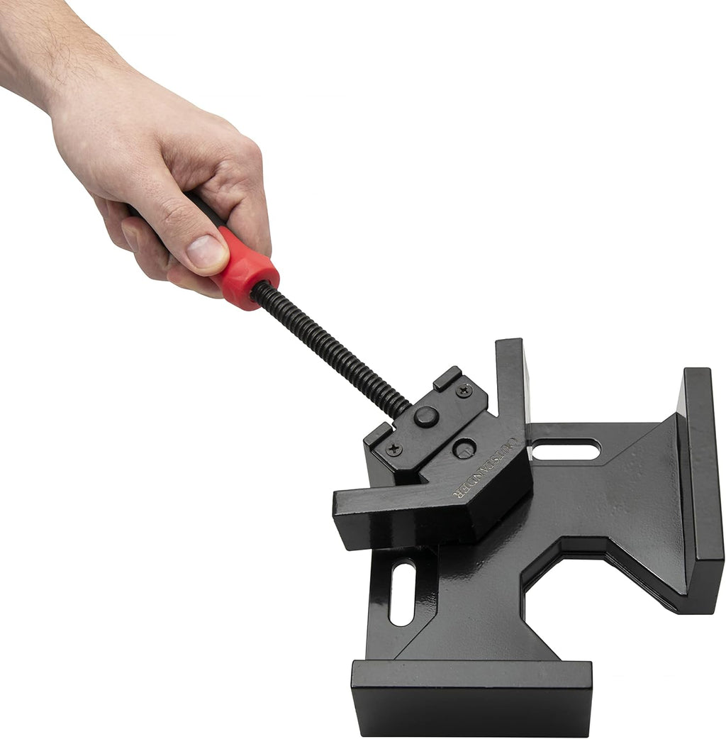 Right Angle Clamp, Single Handle 90 Degree Corner Clamps, Heavy Duty Aluminum Alloy Body, Swing Jaw O265031