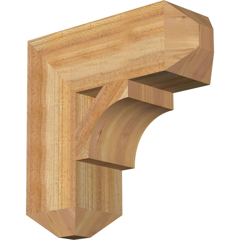 6x22W x 18x22D x 18x22H Rough Sawn Western Red Cedar Bracket A3239