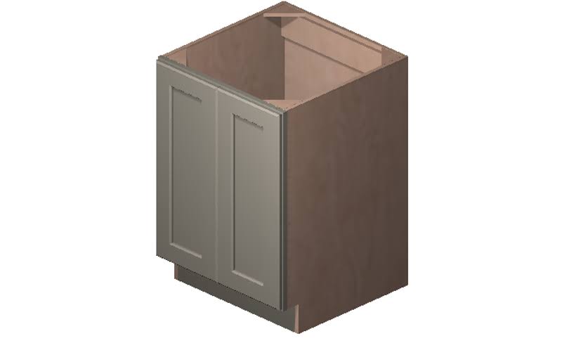 Dove High-Density Fiberboard Base Cabinet W3593