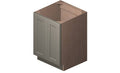 Dove High-Density Fiberboard Base Cabinet W3593