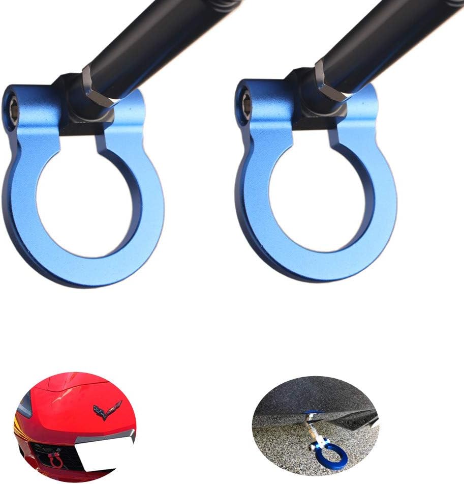 Black Aluminum Tow Hook Pack of 2 Q400