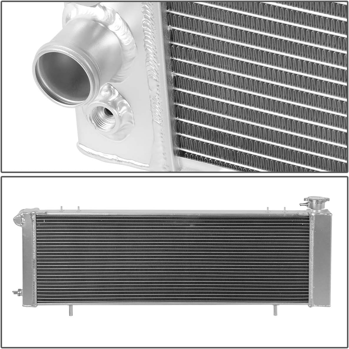 Full Aluminum 3-Row Racing Radiator T49838