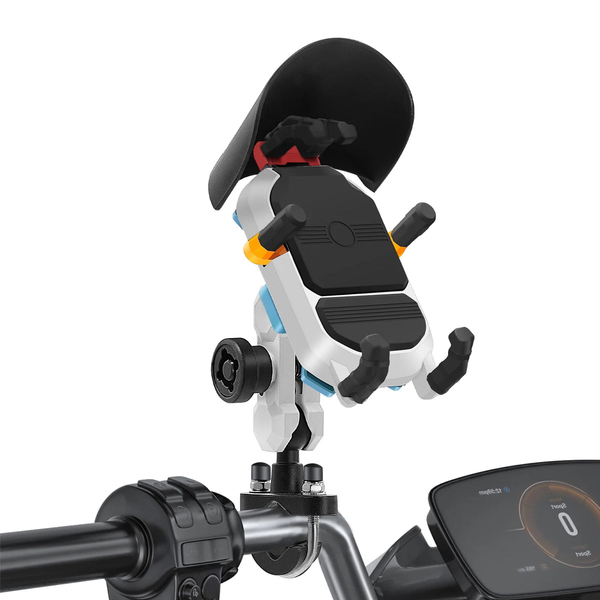 Waterproof Motorcycle Phone Mount Holder with 360° Rotation Handlebar Mount N739740