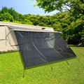 RV Awning Shade Screen with Zipper 8'X15'3'' Universal with Complete Kits R273550