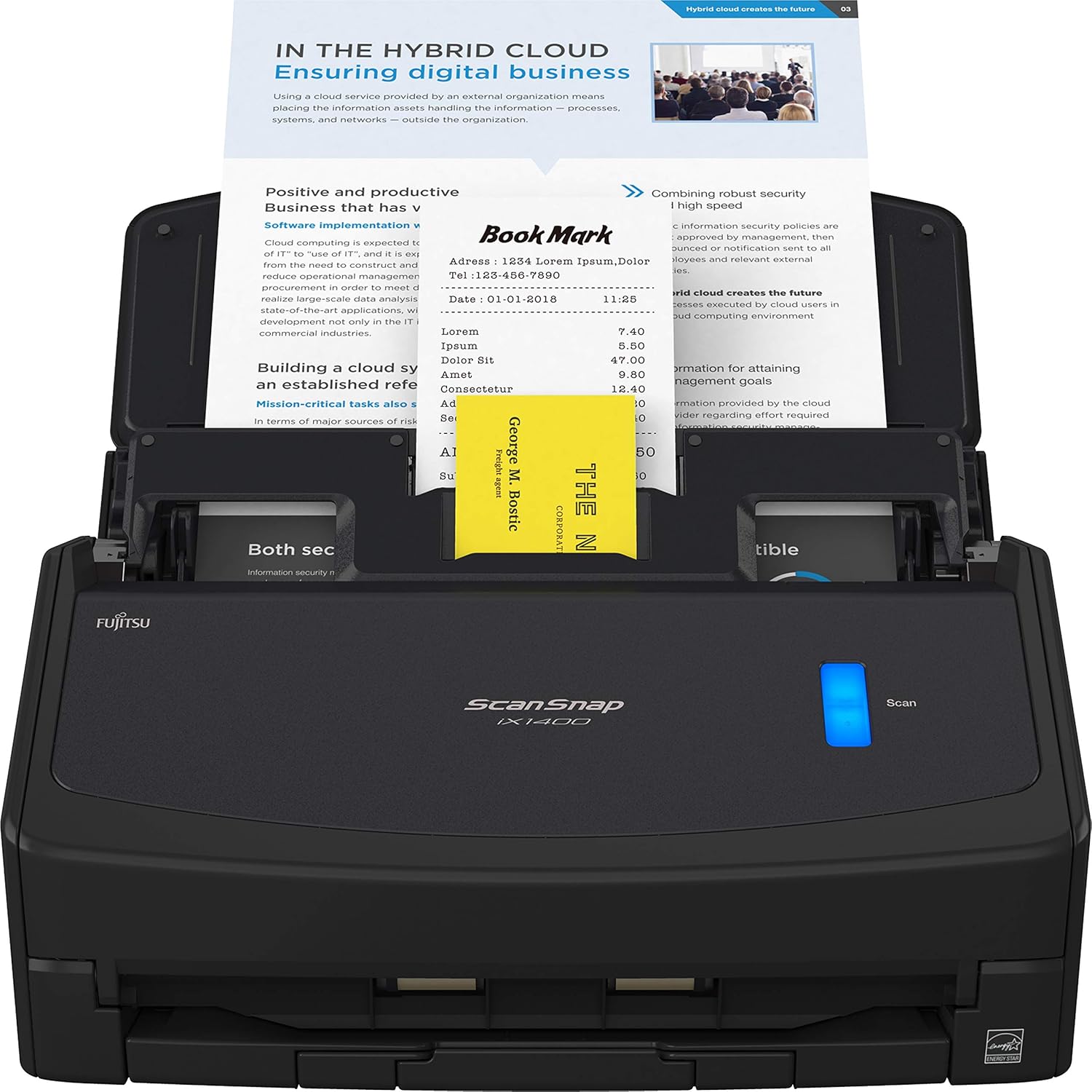Black Document Scanner T319309