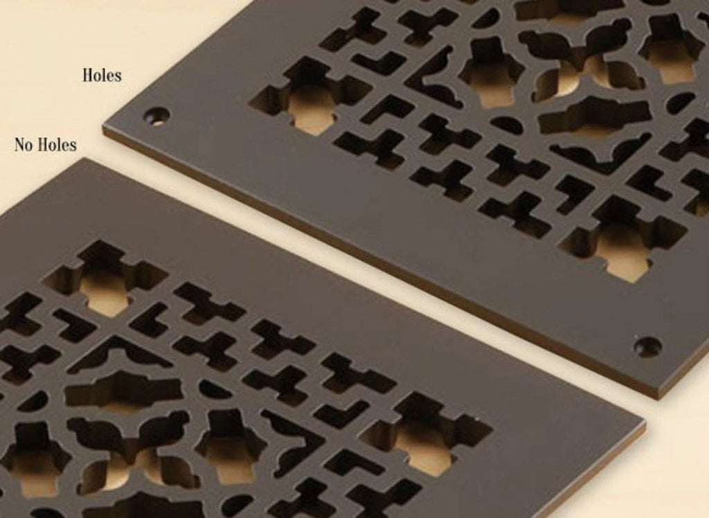 Grey 4" X 10" Floor Grille R45791