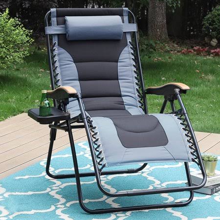 Oversized Padded Zero Gravity Chair, Grey C85488