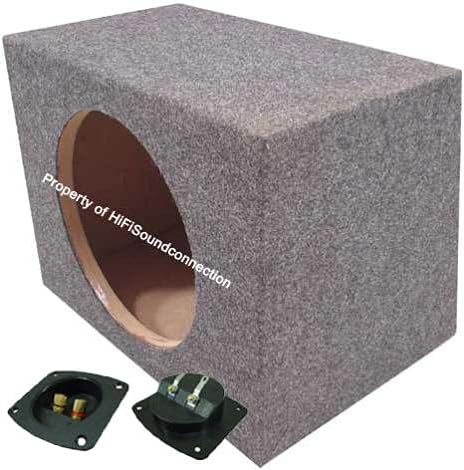 Single 15" Sealed Subwoofer Box Enclosure 3/4" MDF Wood Pack of 2 J585593