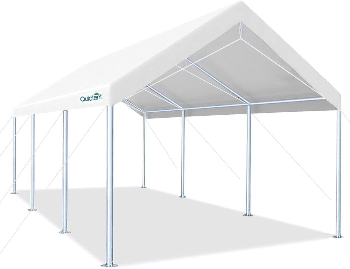 10’x20’ Heavy Duty Galvanized Carport Car Canopy Shelter G4502