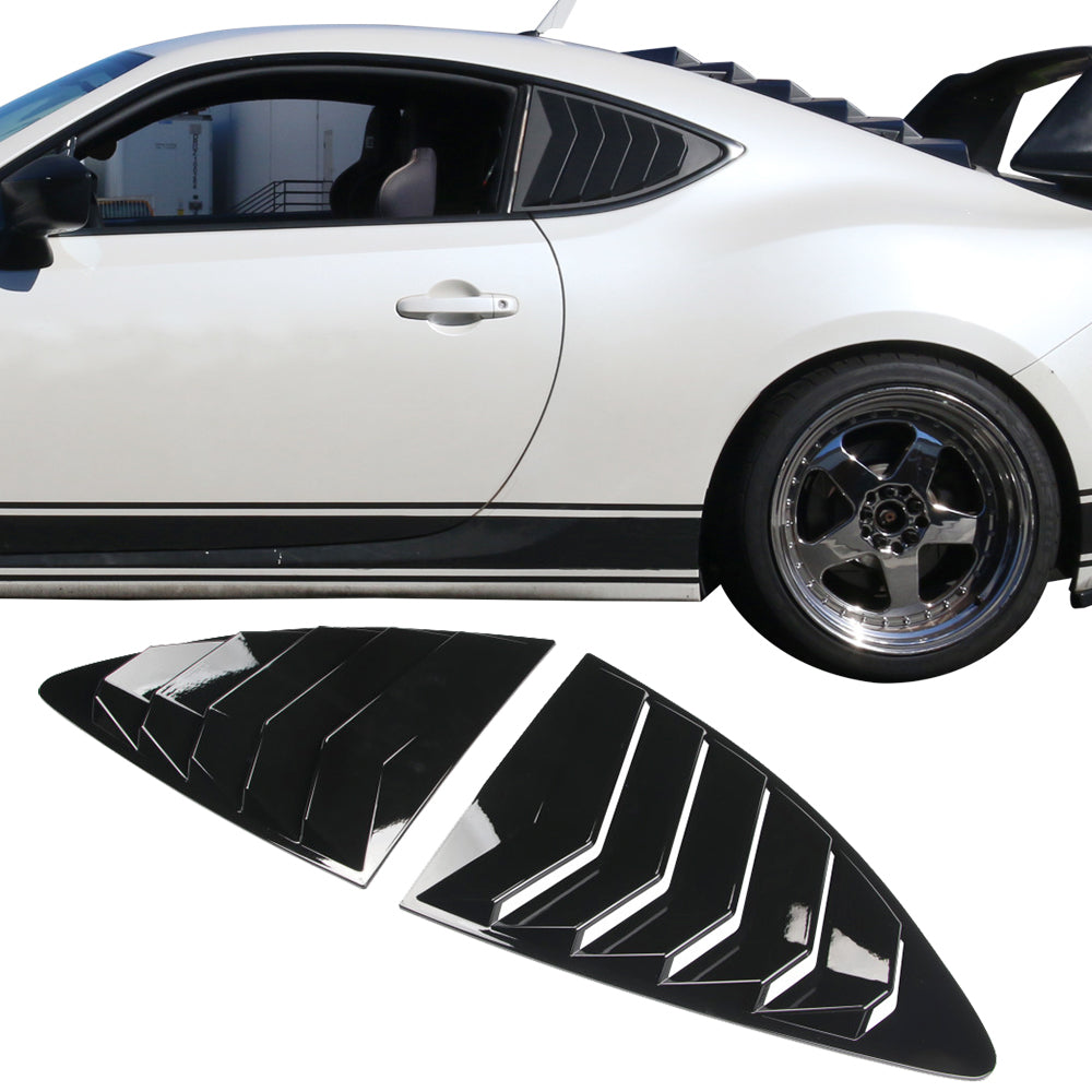 Gloss Black Window Louver C50647