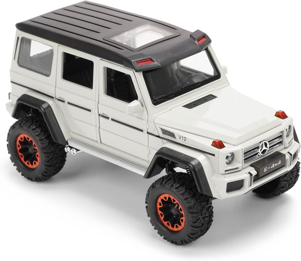 White Diecast Metal Pull Back Toy Cars Pack of 2 G42882