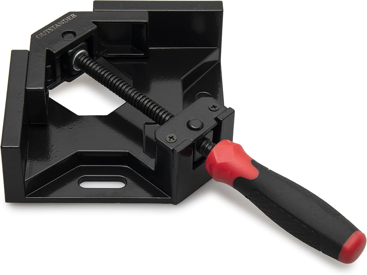 Right Angle Clamp, Single Handle 90 Degree Corner Clamps, Heavy Duty Aluminum Alloy Body, Swing Jaw O265031