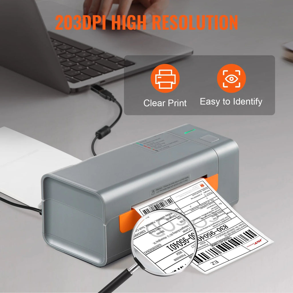 Thermal Label Printer 4X6 203DPI USB Bluetooth U59326