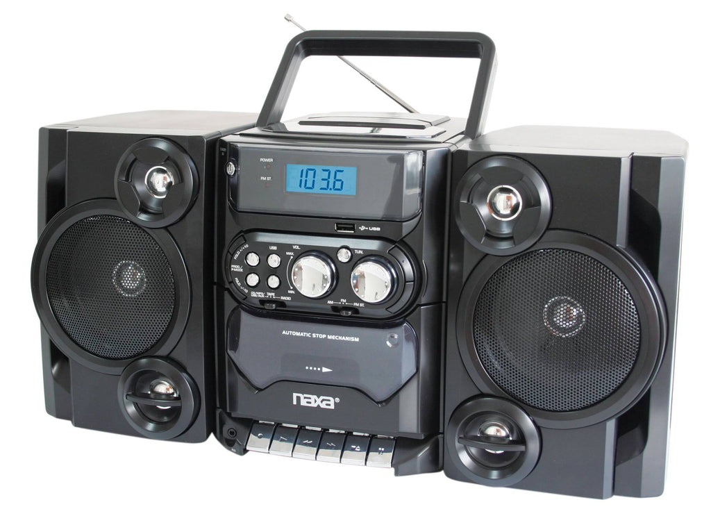 Portable MP3/CD Player with AM/FM Stereo Radio and Cassette Player K21710