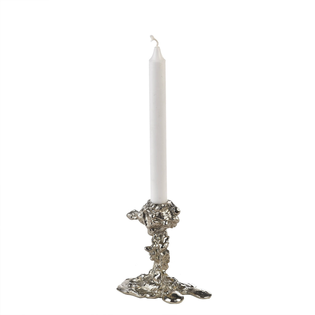 Silver Drip Candle Holder Small B561148