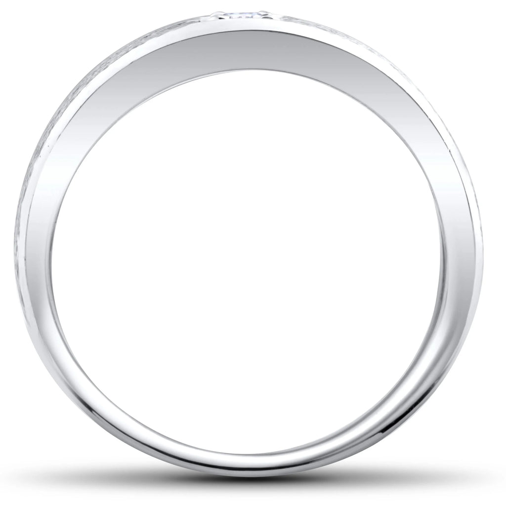 White Gold Solitaire Diamond Wedding Ring H88553