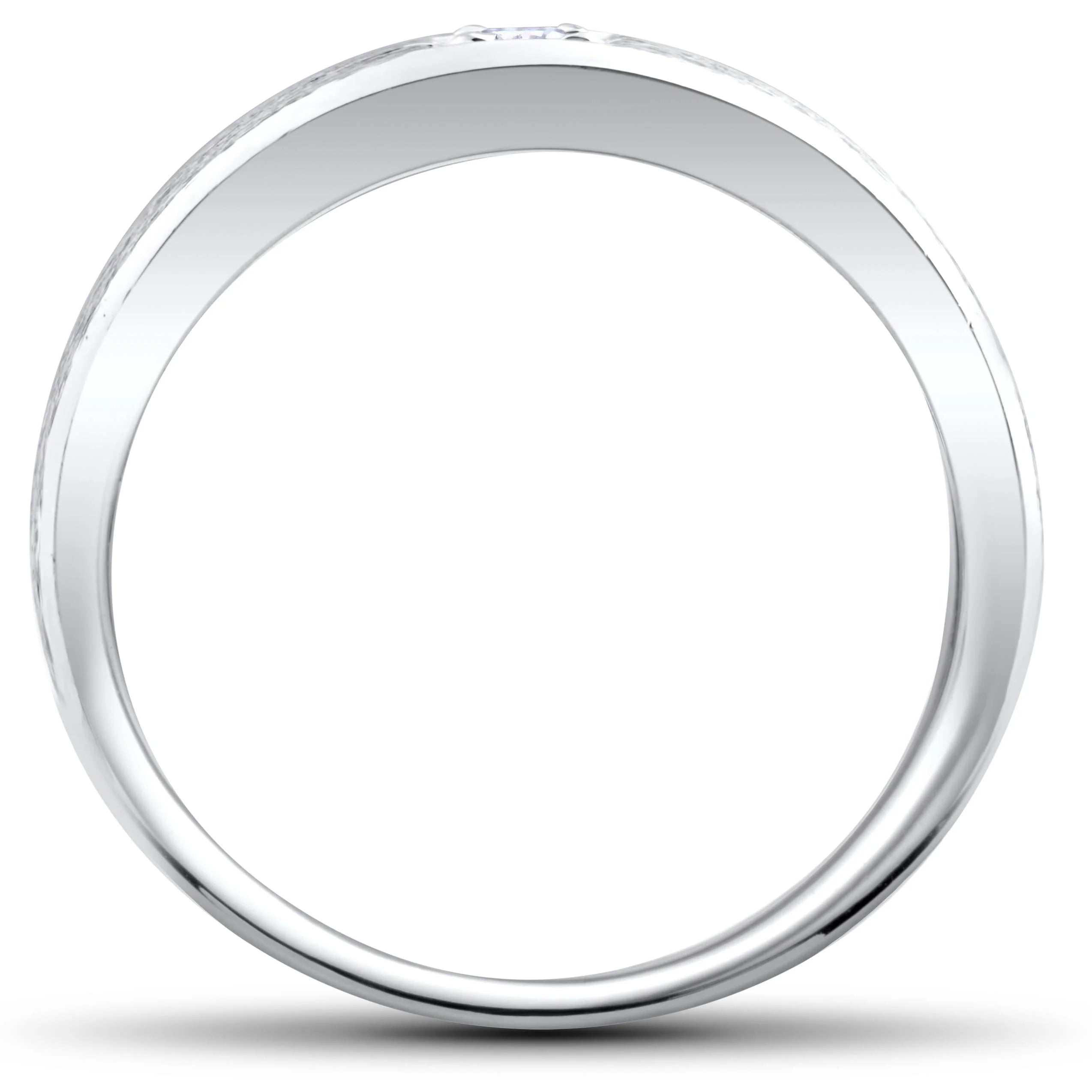 White Gold Solitaire Diamond Wedding Ring H88553