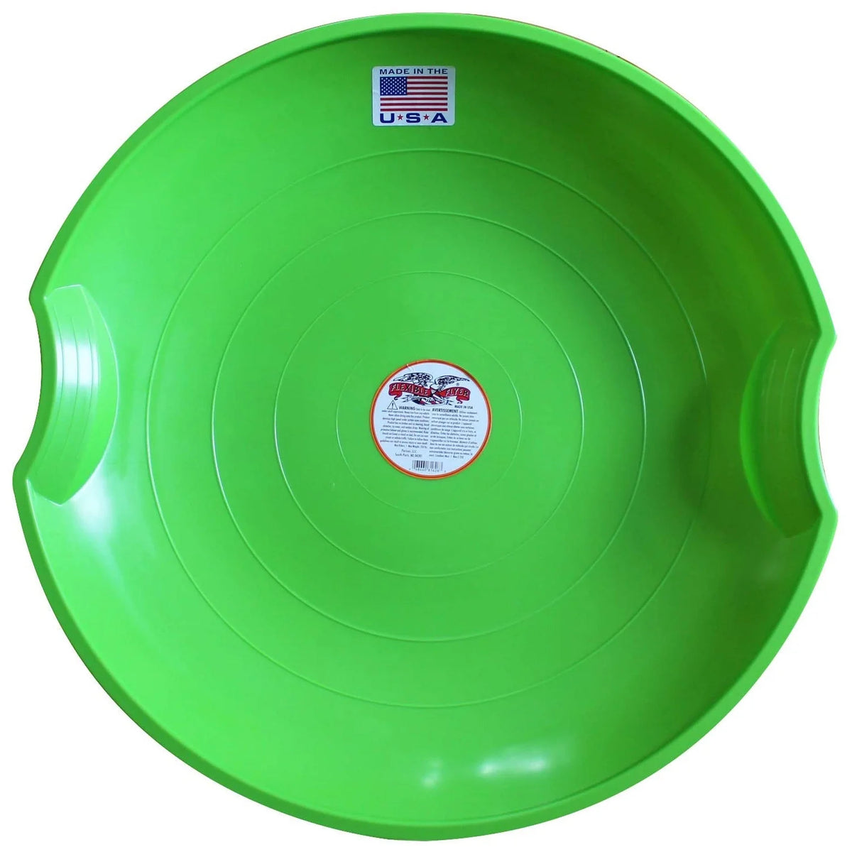 Green/Orange Flying Saucer Sled Combo Pack, 26" P812