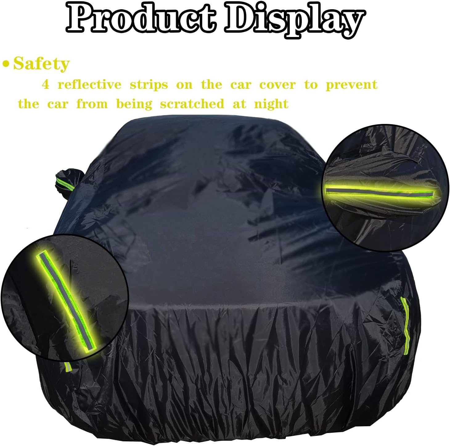 Black Full Car Cover 210D Oxford for Sedan Q190957