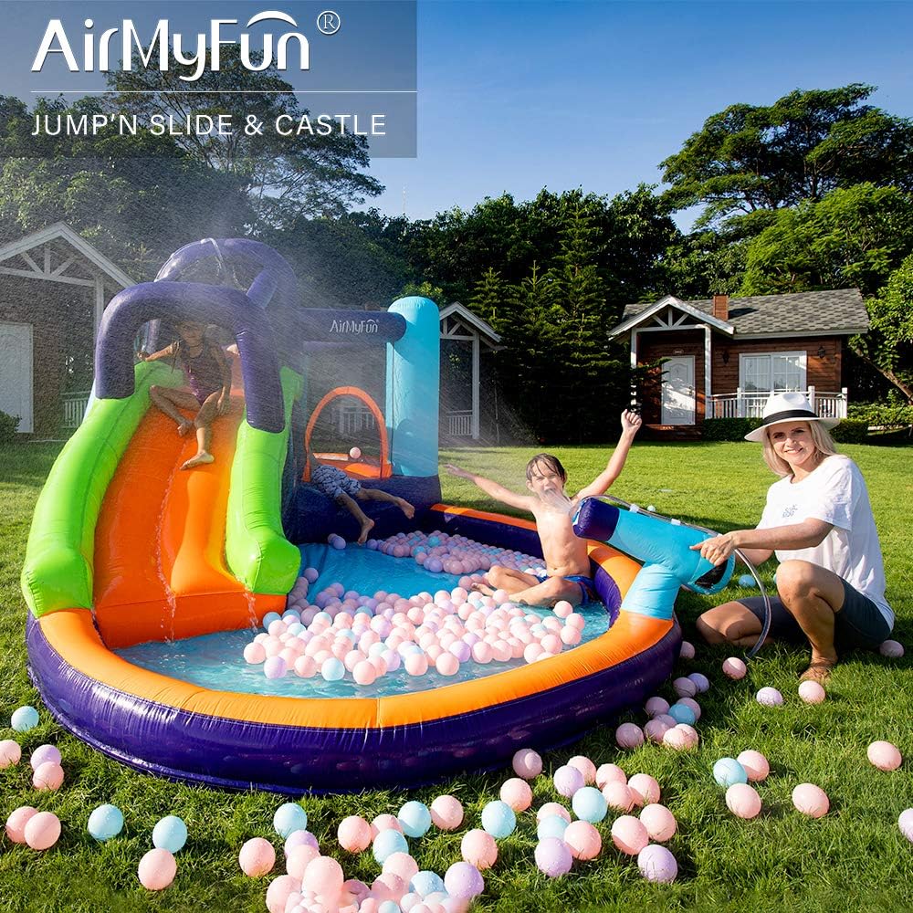 Inflatable Bounce House with Air Blower and Slide Y254