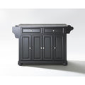Black Granite Top Kitchen Island O258