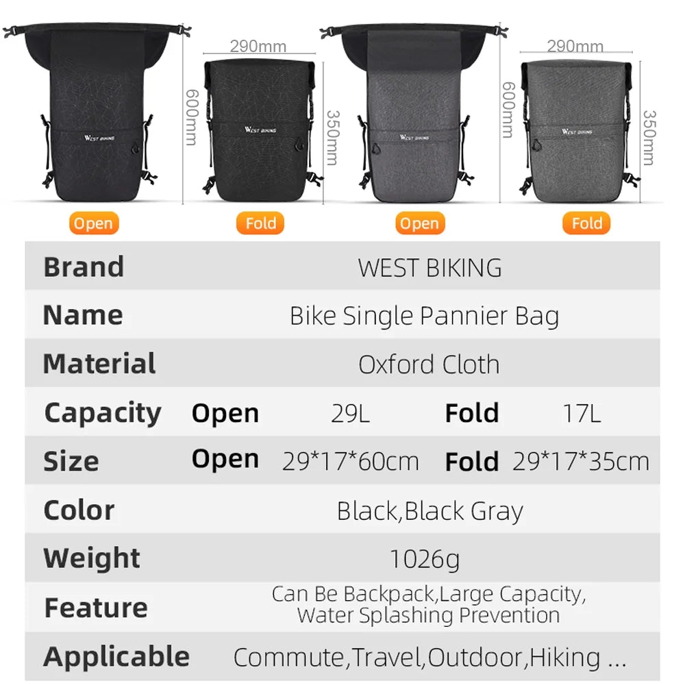 Large Capacity Cycling Bag E357