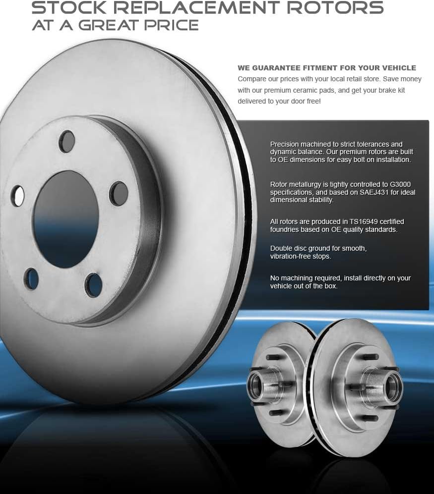 Brake Rotors Set Pack of 2 C924859