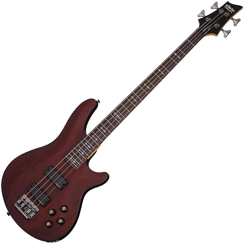 Walnut Satin Electric Bass Guitar Z863706