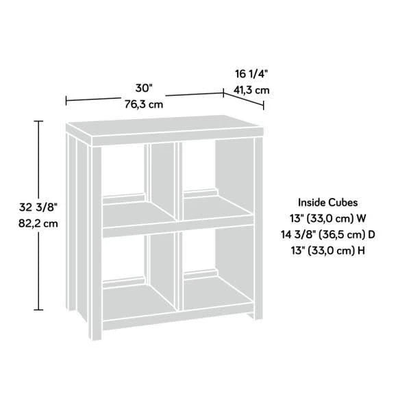 Soft White 4-Cube Bookcase N137730