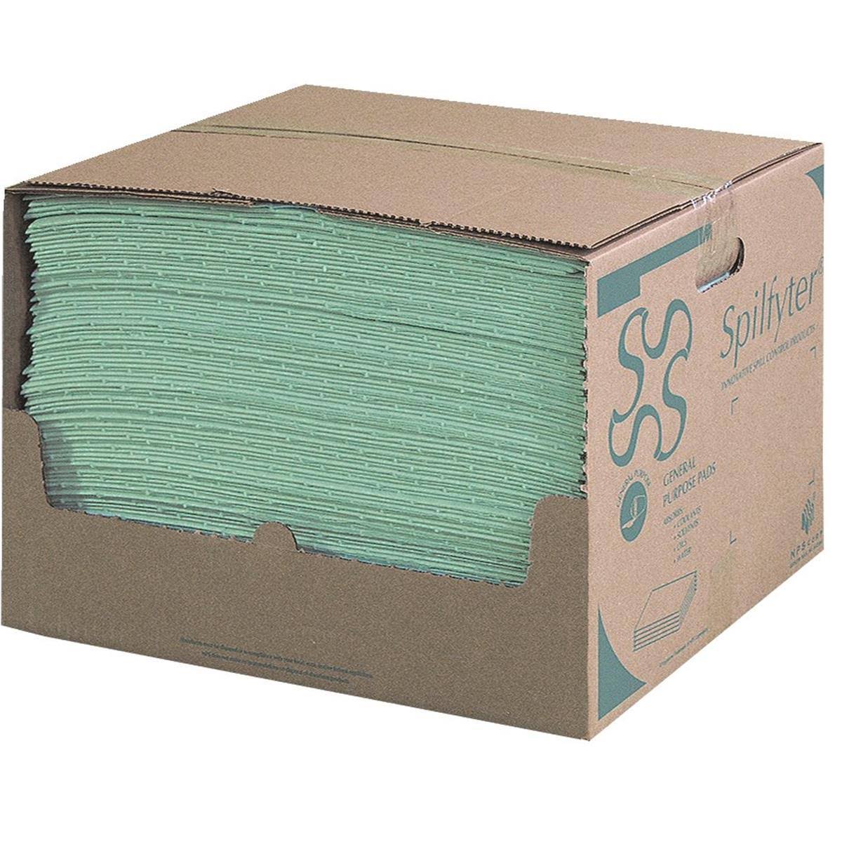 16x22 x 18x22 Green Universal Absorbent Pad 100/Box B594