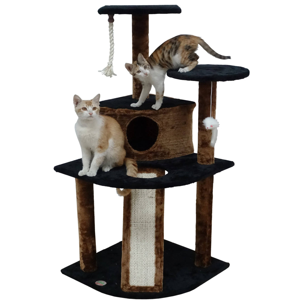 47x22 Beige Brown Cat Tree J15843