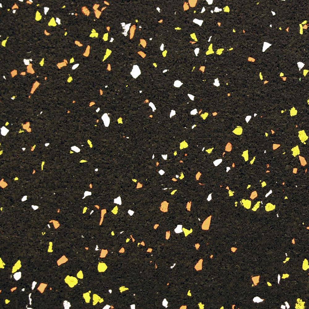 Candy Corn Recycled Rubber Flooring Rolls P9394