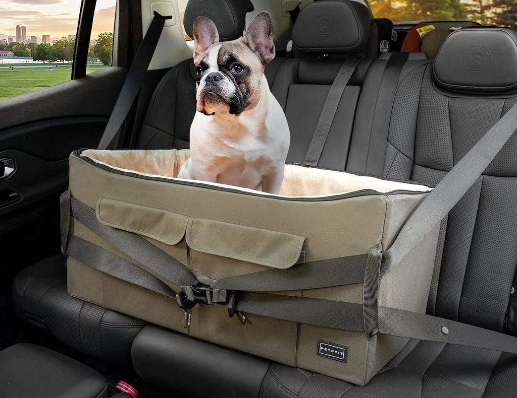 Large Dog Car Booster Seat with Safety Belt A70375