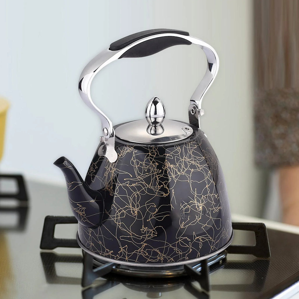 Black Gold 1L Tea Kettle with Anti Scald Handle D69023