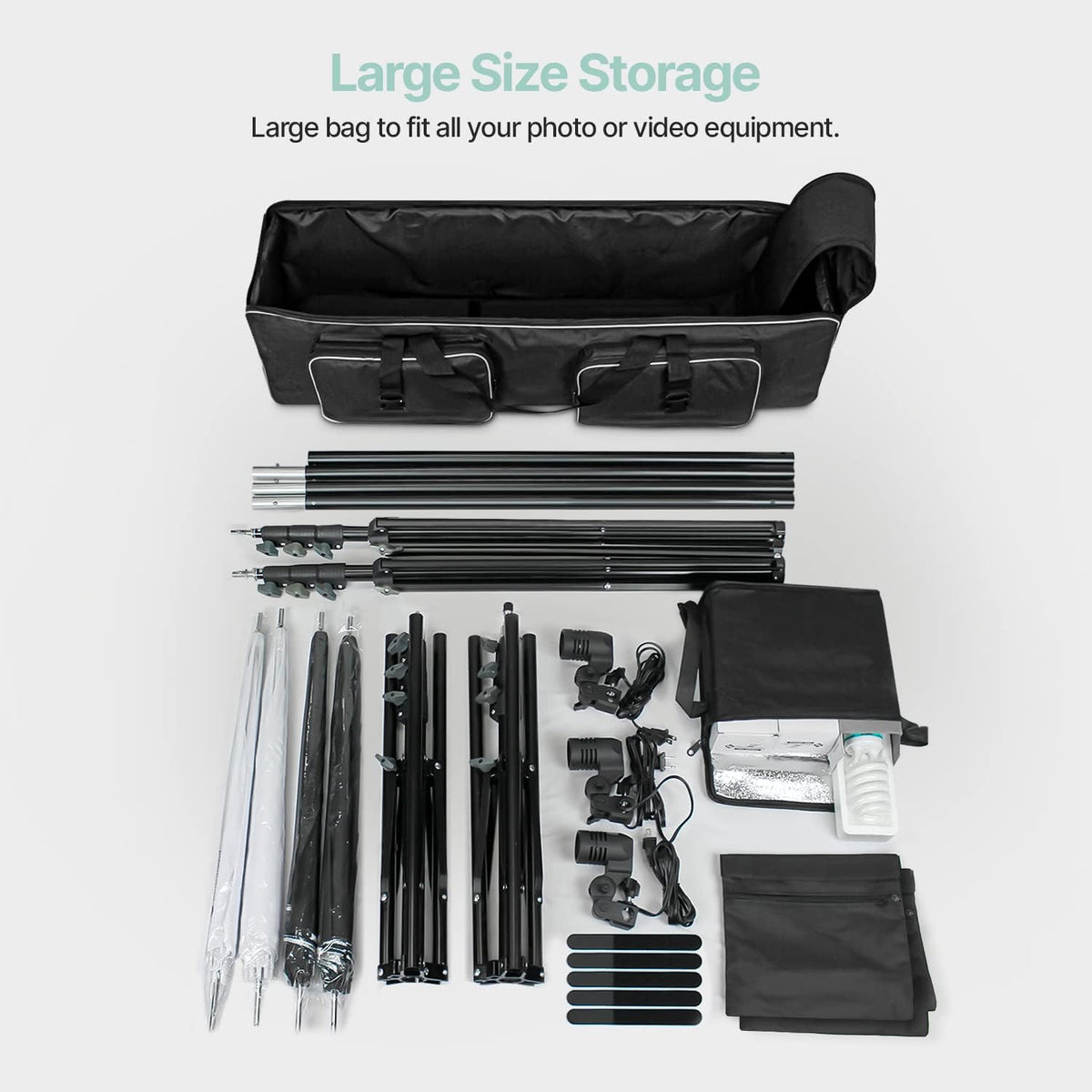 Large Carrying Case Bag with Strap for Tripod, Light Stand, 36 inch Length P449
