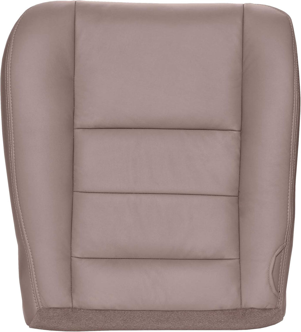 Driver Bottom Replacement Leather Seat Cover - Medium Pebble Tan C28188