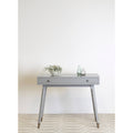 Gray Console Table with Storage A45744