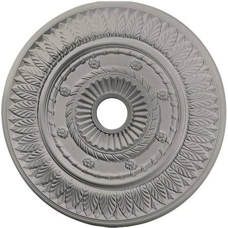 26 3/4x22OD x 3 5/8x22ID x 1 1/8x22P Leaf Ceiling Medallion T824