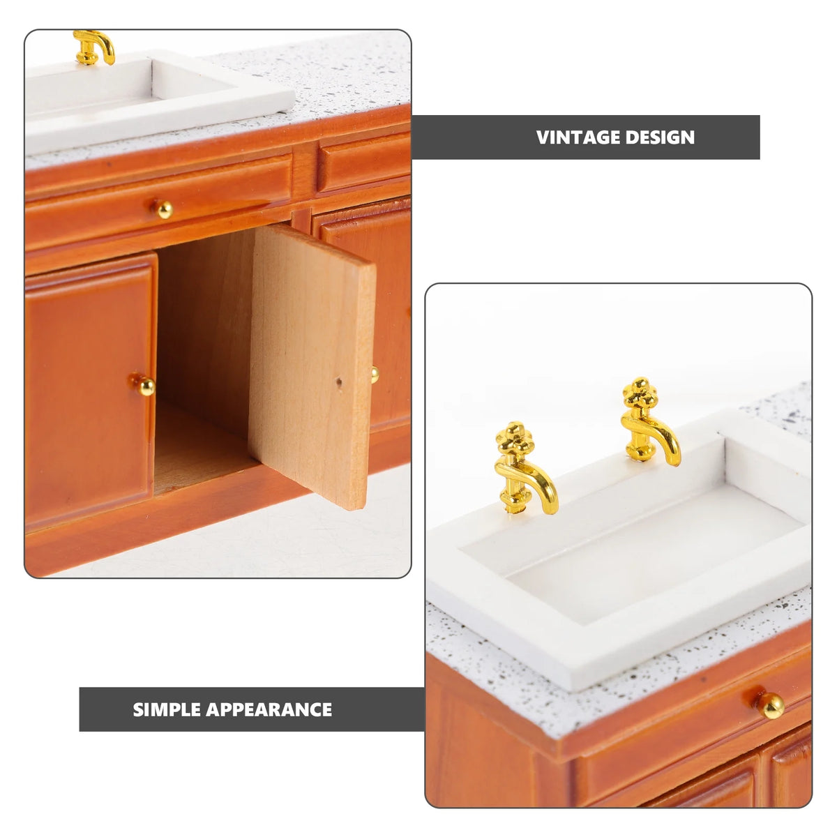 Mini Wooden Counter Sink B979