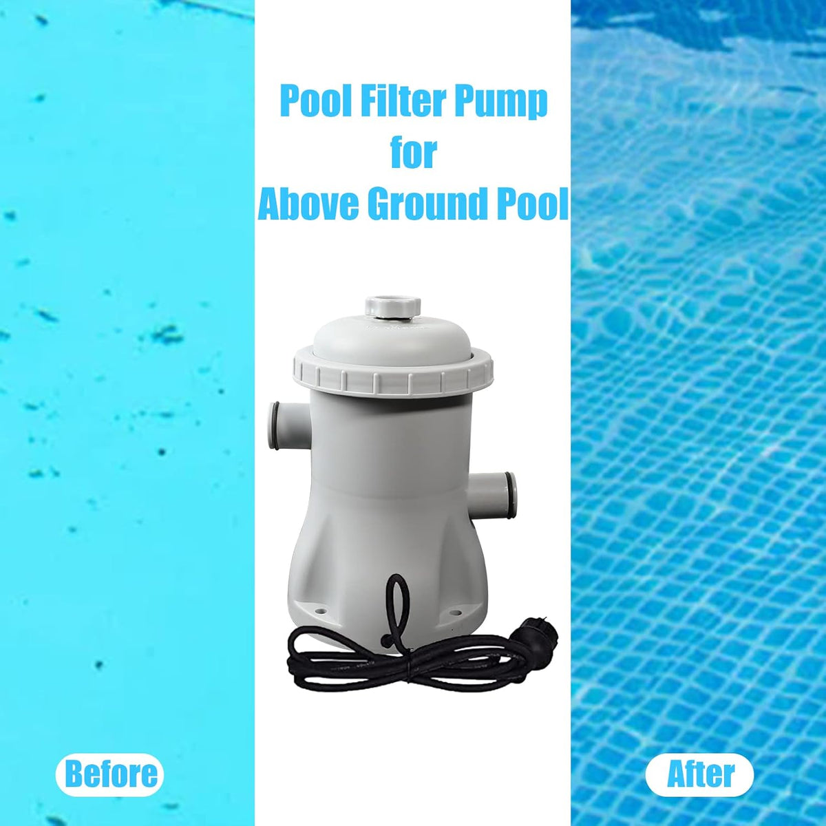 330 Gallon Pool Filter Pump with GFCI, 110v-120v, 1 Filter Cartridge Z32855