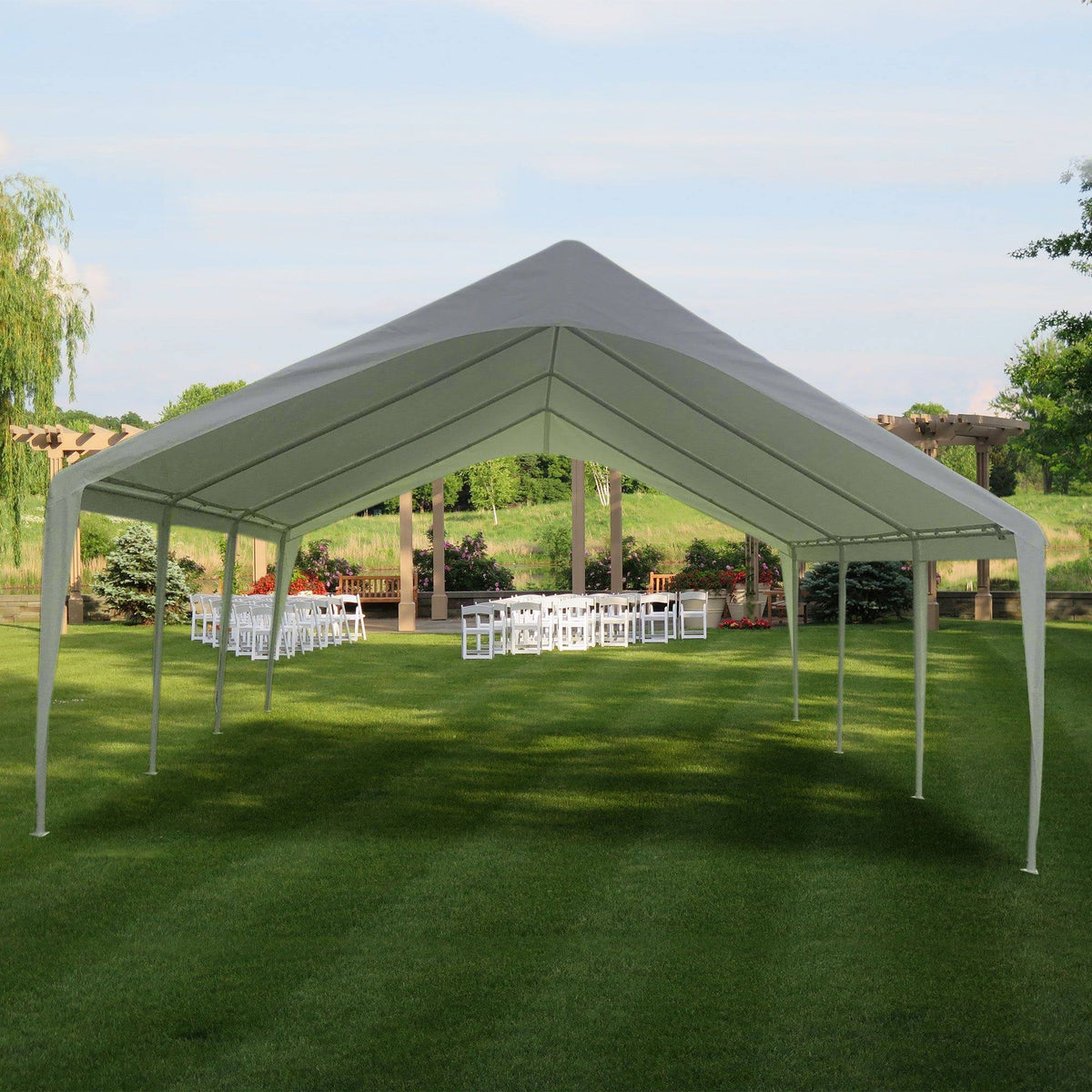 White 20 x 20 ft. Event Canopy Shelter U117298