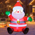 5 FT Christmas Inflatable Sitting Santa Claus with LED Lights P251