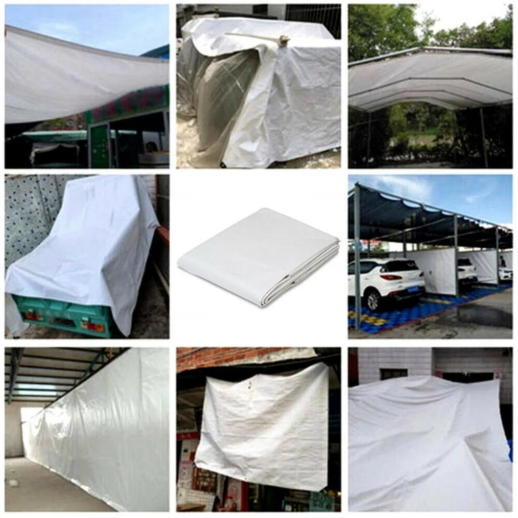10 Mil Waterproof Poly Tarp Cover 6*10ft J701097