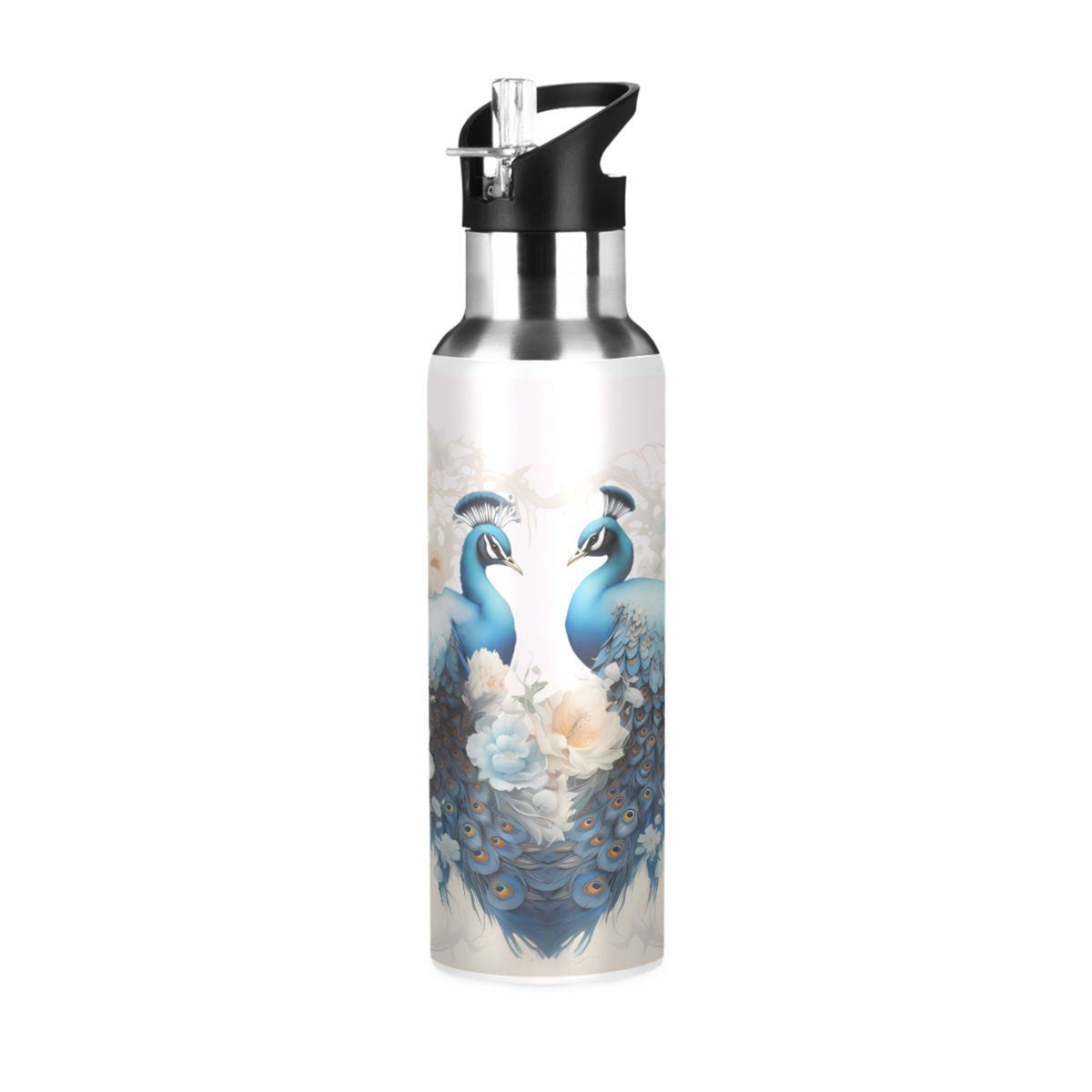 Stainless Steel Insulated Water Bottle with Straw Lid U58980