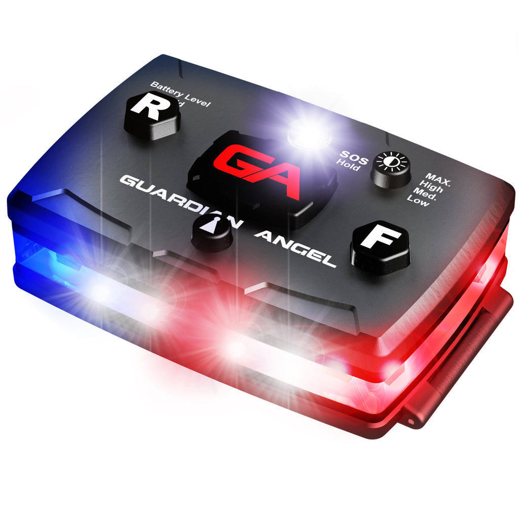 Infrared Hybrid Red/Blue Wearable Safety Light A868